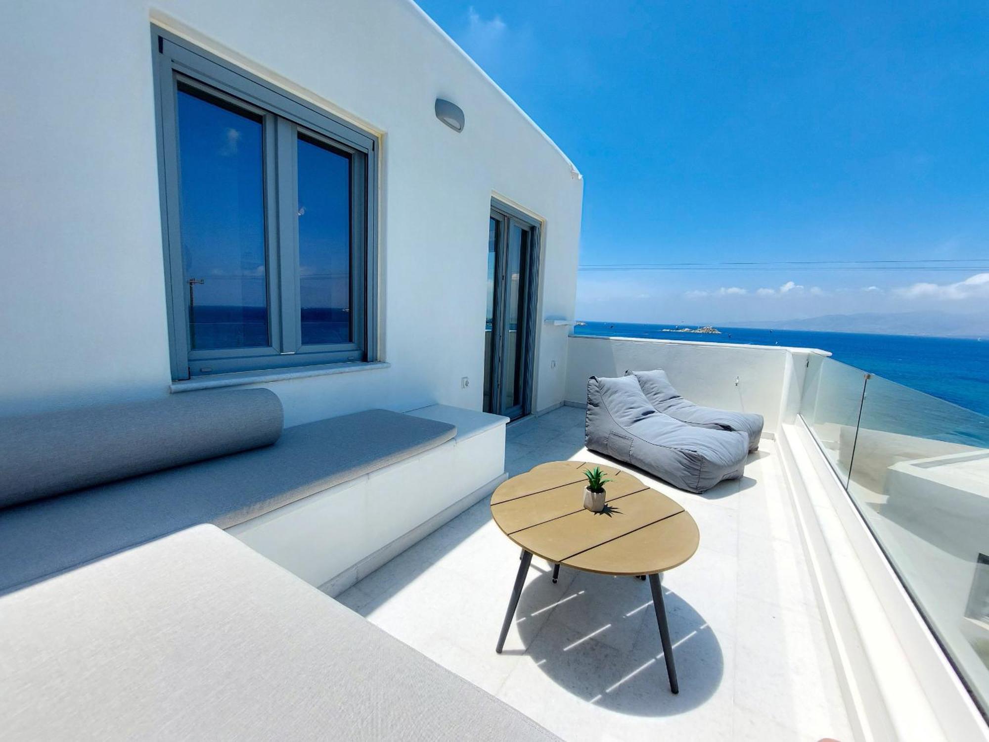 Seanfinity Beachfront Suites Mikri Vigla Pokój zdjęcie