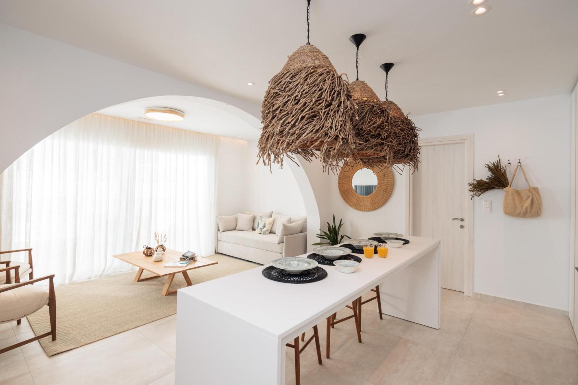 Seanfinity Beachfront Suites Mikri Vigla Zewnętrze zdjęcie