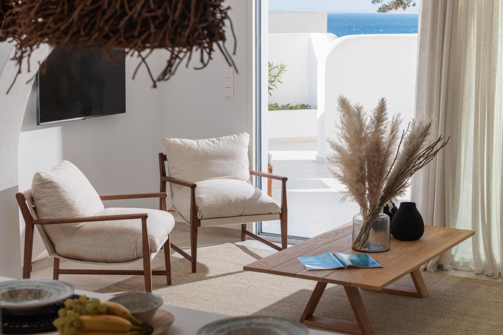 Seanfinity Beachfront Suites Mikri Vigla Pokój zdjęcie