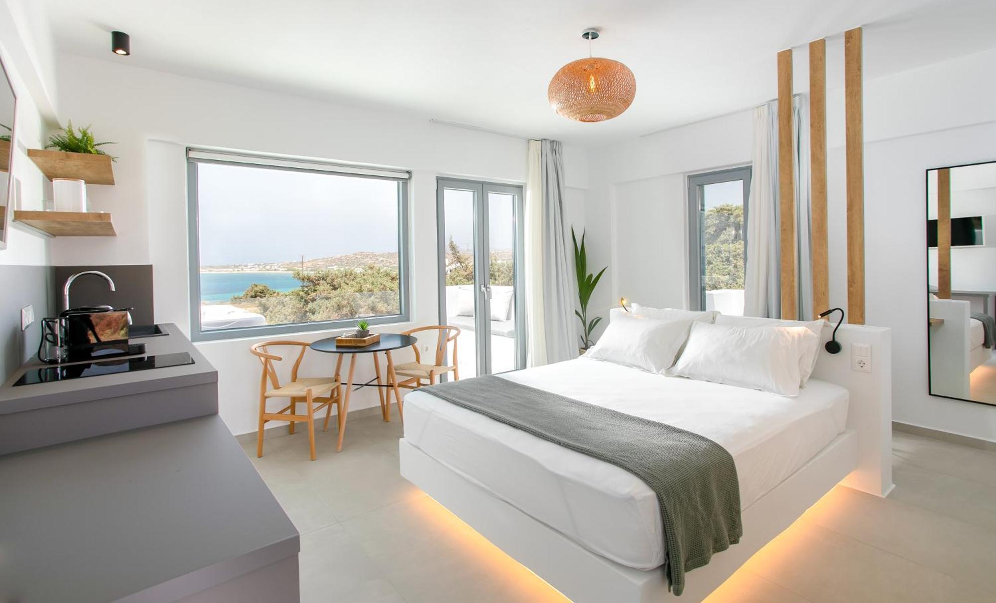 Seanfinity Beachfront Suites Mikri Vigla Pokój zdjęcie